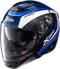 X-Lite X-403 GT Ultra Cabon Meridian N-Com Hjälm Svart Vit Blå M