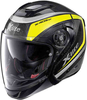 X-Lite X-403 GT Ultra Cabon Meridian N-Com Hjälm Svart Vit Gul M