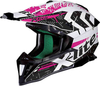 X-Lite X-502 Nac Nac Motocross hjälm Vit Mörklila L
