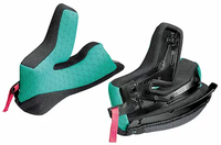 X-Lite X-502/Ultra Carbon Kinden Kuddar,  svart-grön,  storlek 25 mm