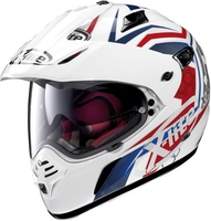 X-Lite X-551 GT Kalahari N-Com Enduro hjälm Vit Röd Blå S
