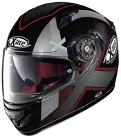 X-Lite X-661 Sant Andrea N-Com Hjälm Svart Röd 2XL