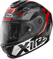 X-Lite X-903 Ultra Carbon Barrage N-Com Hjälm,  svart-vit-röd,  storlek L