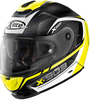 X-lite X-903 Ultra Carbon Cavalcade N-Com Hjälm Svart Vit Gul S