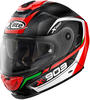 X-lite X-903 Ultra Carbon Cavalcade N-Com Hjälm,  svart-vit-röd,  storlek XL