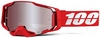 100 Percent Armega HiPer Red S21,  goggles mirrored