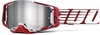 100 Percent Armega Oversized Deep Red,  goggles mirrored