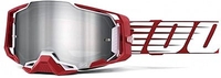 100 Percent Armega Oversized Deep Red,  goggles mirrored