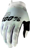 100 Percent Itrack Camo S20,  gloves,  color: White/Light Green/Black,  size: S