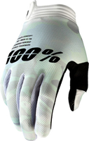 100 Percent Itrack Camo S20,  gloves,  color: White/Light Green/Black,  size: S