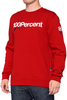 100 Percent Manifesto,  sweatshirt,  color: Red/White,  size: L