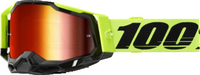100 Percent Racecraft 2 Neon Yellow,  goggles mirrored