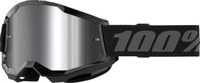100 Percent Strata 2 Black,  goggles mirrored kids
