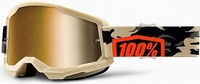 100 Percent Strata 2 Kombat S22,  goggles mirrored