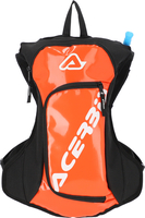 Acerbis Acqua Logo,  hydration backpack,  color: Orange/Black/White,  size: 5 L