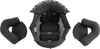 Acerbis Aria,  inner lining/cheek pads,  color: Black,  size: XL