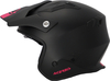 Acerbis Aria S23,  jet helmet,  color: Matt Black/Pink,  size: S