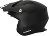 Acerbis Aria Solid,  open face helmet,  color: Matt Black/White,  size: L