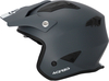 Acerbis Aria Solid,  open face helmet,  color: Matt Dark Grey/White,  size: L
