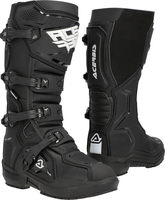 Acerbis Artiglio WP,  boots waterproof,  color: Black/White,  size: 46 EU