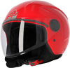 Acerbis Brezza,  open face helmet,  color: Red,  size: M