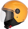 Acerbis Brezza,  open face helmet,  color: Yellow,  size: XS