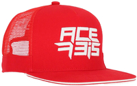 Acerbis C-Logo,  cap,  color: Red/White,  size: S/M