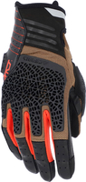 Acerbis Crossover,  gloves,  color: Black/Brown/Orange,  size: 3XL