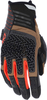 Acerbis Crossover,  gloves,  color: Black/Brown/Orange,  size: L