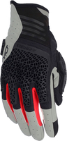 Acerbis Crossover,  gloves,  color: Black/Light Grey/Red,  size: 3XL