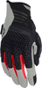 Acerbis Crossover,  gloves,  color: Black/Light Grey/Red,  size: M