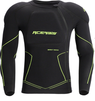 Acerbis Density,  protector jacket,  color: Black/Yellow,  size: S/M