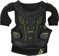 Acerbis DNA SH,  protector jacket Level-2,  color: Black/Neon-Yellow,  size: L/XL