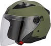 Acerbis Firstway 2.0,  open face helmet,  color: Matt-Olivee,  size: XL