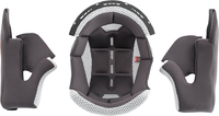 Acerbis Flip FS-606,  inner lining/cheek pads,  color: Black/White,  size: XL
