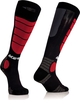 Acerbis Impact S16,  socks,  color: Black/Red,  size: S/M