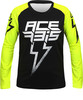 Acerbis J-Kid Blizzard,  jersey kids,  color: Black/Neon-Yellow/White,  size: L