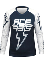 Acerbis J-Kid Blizzard,  jersey kids,  color: Dark Blue/White,  size: XXL