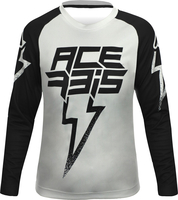 Acerbis J-Kid Blizzard,  jersey kids,  color: Grey/Black,  size: XS