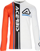 Acerbis J-Track Connection,  jersey,  color: White/Orange/Black,  size: 3XL