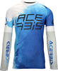 Acerbis J-Windy Watermark,  jersey,  color: Blue/White,  size: XXL