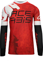 Acerbis J-Windy Watermark,  jersey,  color: Red/White/Black,  size: XXL
