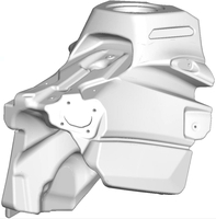 Acerbis KTM SX/XC 12 L,  fuel tank,  color: Transparent,  size: 12 L