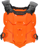 Acerbis Linear,  chest protector,  color: Black/Orange,  size: One Size