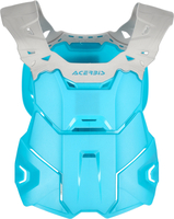 Acerbis Linear,  chest protector,  color: Turquoise/Grey,  size: One Size