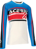 Acerbis Linear Lugo,  jersey,  color: White/Light Blue/Red,  size: XXL