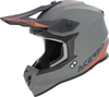 Acerbis Linear,  motocross helmet,  color: Matt Grey/Black/Orange,  size: XXL