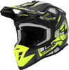 Acerbis Linear S24,  motocross helmet,  color: Matt Black/Neon-Yellow/Grey,  size: L