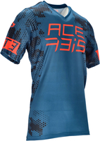 Acerbis MTB Drakaris,  jersey short-sleeve,  color: Blue/Black/Red,  size: L