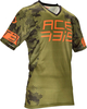 Acerbis MTB Drakaris,  jersey short-sleeve,  color: Green/Black/Orange,  size: XL